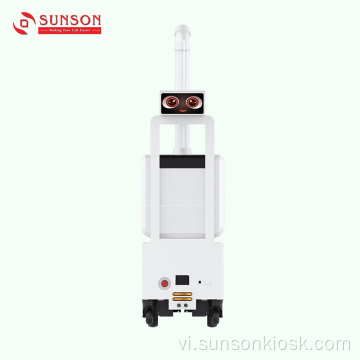 Robot phun sương diệt vi khuẩn